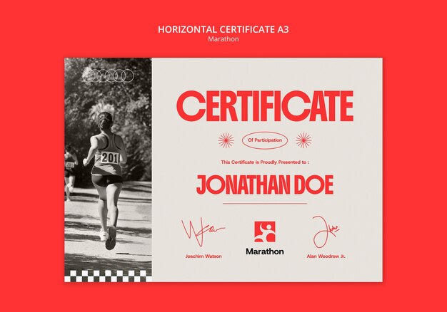 Modello per evento maratona