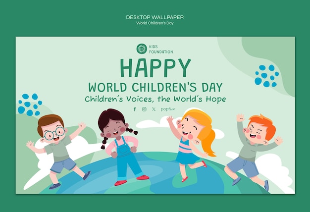 Modello per la celebrazione della Giornata Mondiale dei Bambini