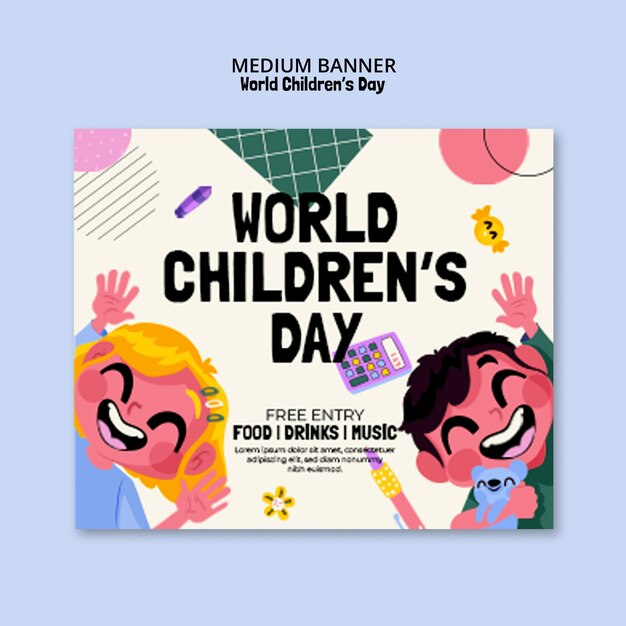 Modello per la celebrazione della Giornata Mondiale dei Bambini