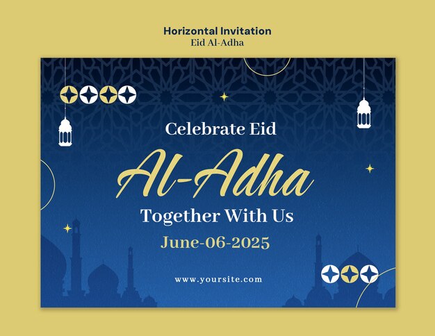 Modello per la celebrazione di Eid al-Adha