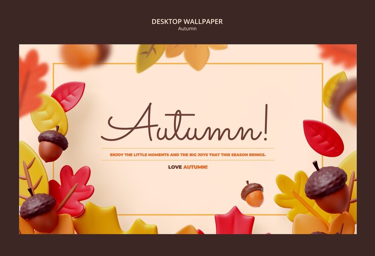 PSD gratuito modello per la stagione autunnale
