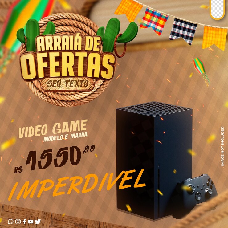 PSD gratuito modello psd offerte modificabili da sao joao promozione arraia social media