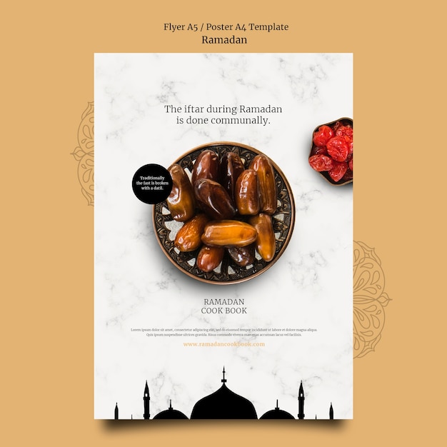 Modello realistico del ramadan