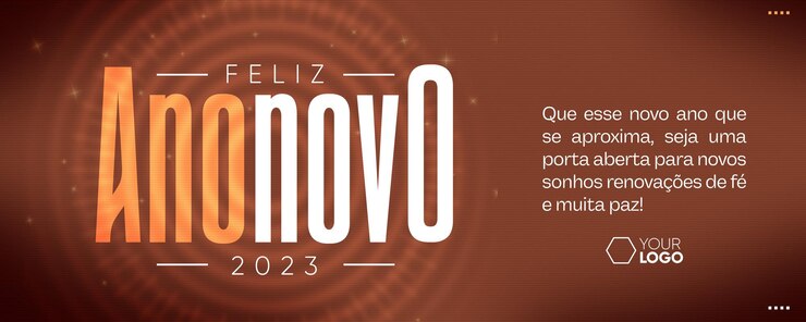 PSD gratuito modello social media banner instagram nuovo anno 2023