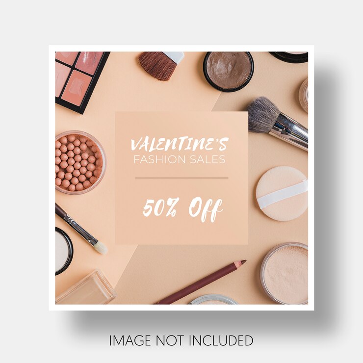 PSD gratuito modello sociale di vendita di san valentino