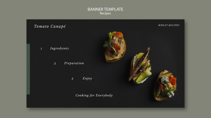 PSD gratuito modello web di banner di canape di pomodoro