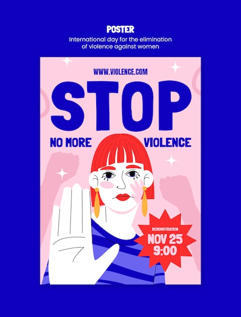 Modelo del Día Internacional para la Eliminación de la Violencia