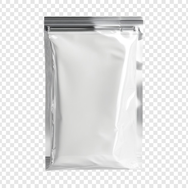 Modelo de diseño de envases recerrables para bolsas de soporte blancas en blanco