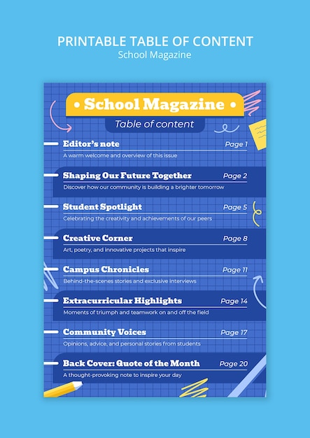 Modelo de programa escolar