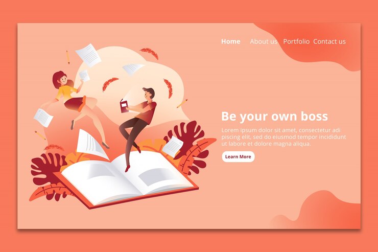 Gratis PSD modern mockup voor bestemmingspagina's