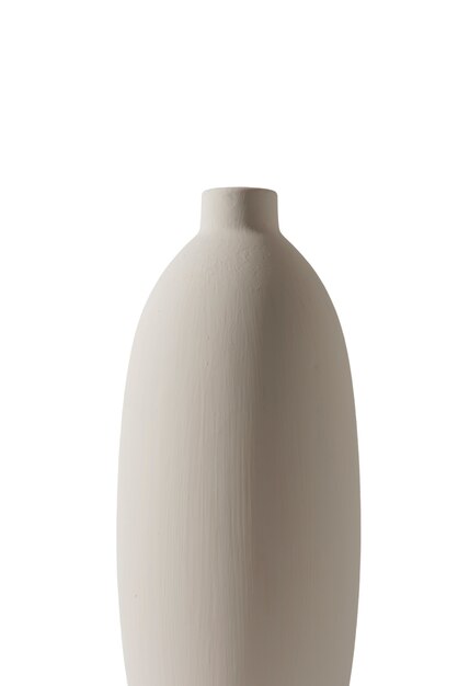 Moderne vaas met een zachte esthetiek