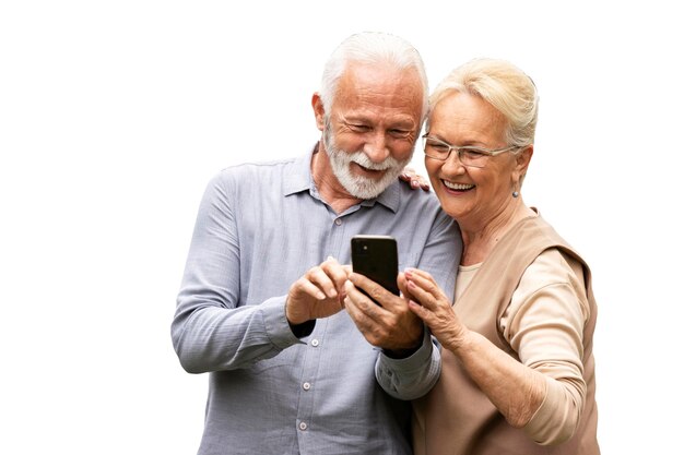 Momentos tiernos de pareja de ancianos