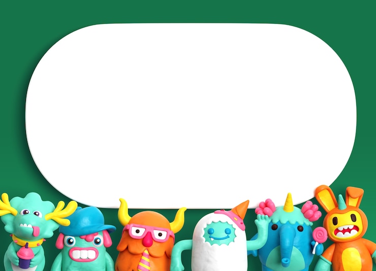 PSD gratuito monsters vendite sfondo banner vuoto