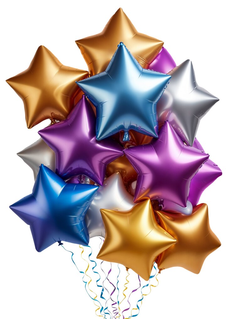 PSD gratuito un montón de globos flotantes aislados