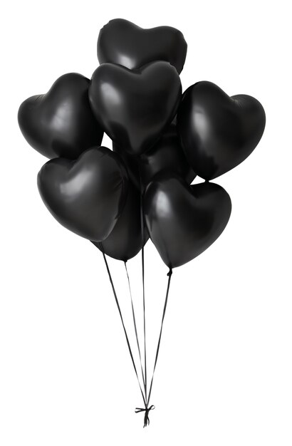 Un montón de globos flotantes aislados