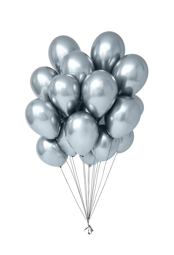 PSD gratuito un montón de globos flotantes aislados