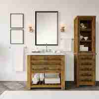 PSD gratuito muebles de baño modernos