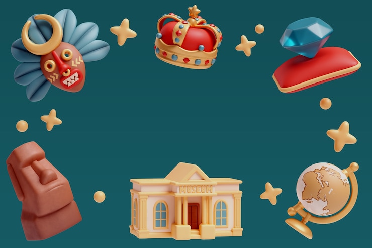 PSD Gratis museum sales background