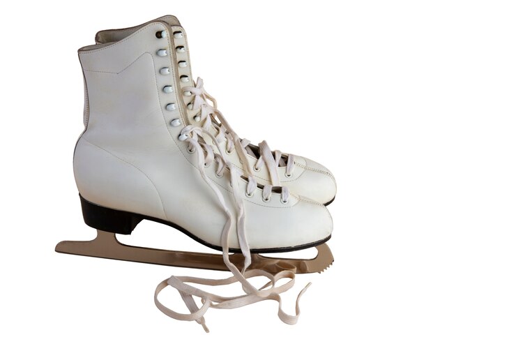 PSD gratuito naturaleza muerta con patines de hielo