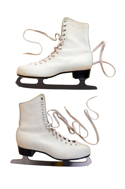 Naturaleza muerta con patines de hielo