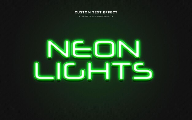 Neon 3D-tekststijleffect