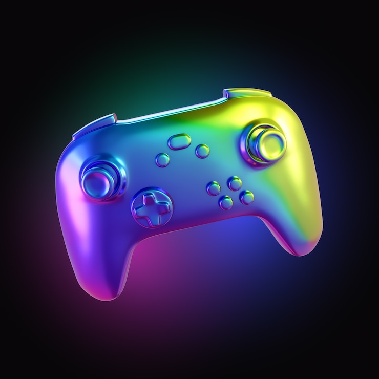 PSD Gratis neon controller  icon design