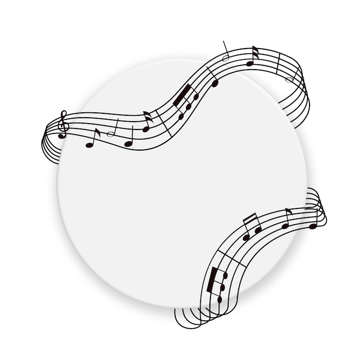 PSD gratuito nero nota musicale