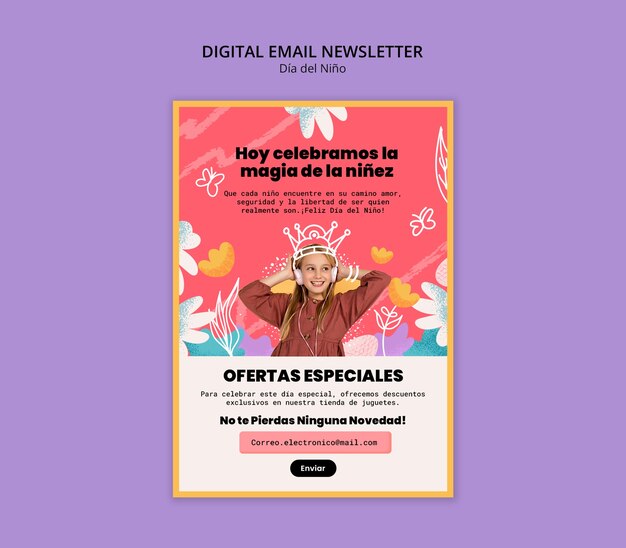 Newsletter digitale per la celebrazione del Dia del Nino