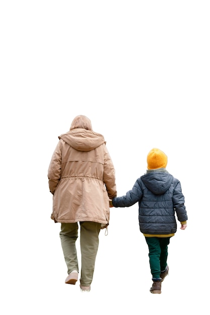 PSD gratuito niño pasando tiempo al aire libre con su abuela