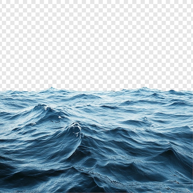 Las olas del océano Una vista cautivadora del profundo mar azul
