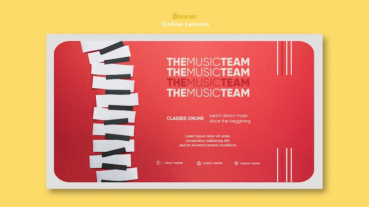 PSD Gratis online lessons banner
