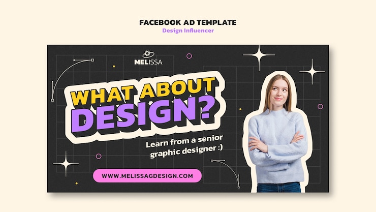 Gratis PSD ontwerp beïnvloeder sjabloonontwerp