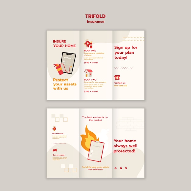 Ontwerp van het template voor verzekeringen