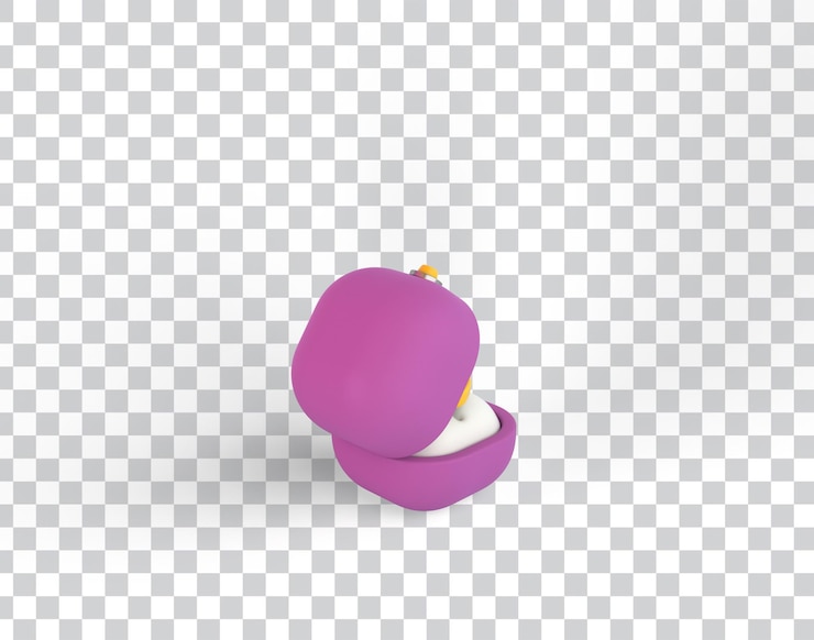Gratis PSD oorbel doos linkerkant