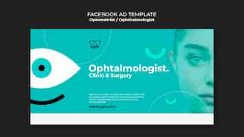 Gratis PSD optometrist carrière facebook-sjabloon