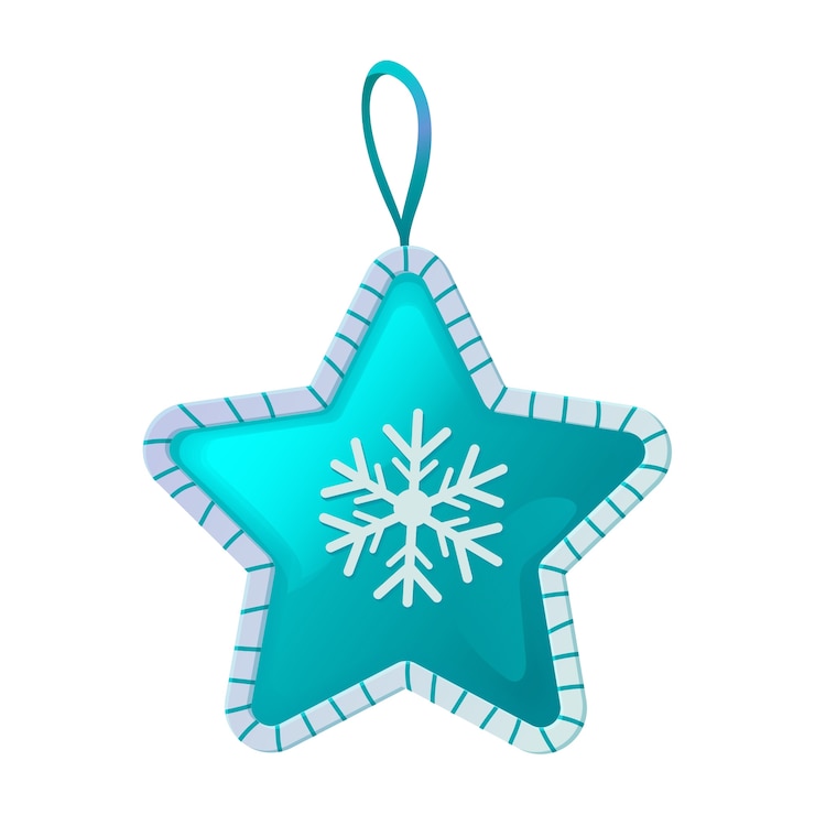 PSD gratuito ornamento navideño realista