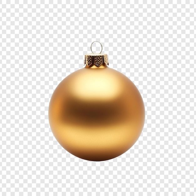Ornamento de oro de Navidad Una decoración festiva