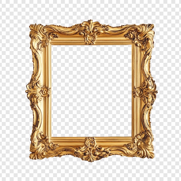 Ornata cornice dorata Un classico elemento di decorazione d'arte