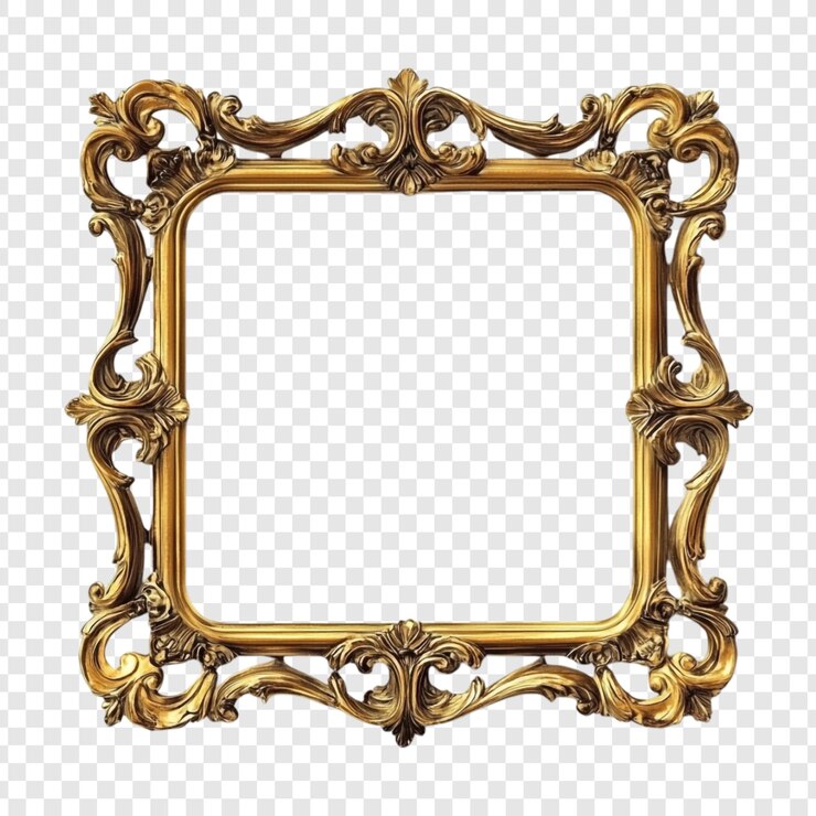 PSD Gratis ornate gold frame a vintage masterpiece