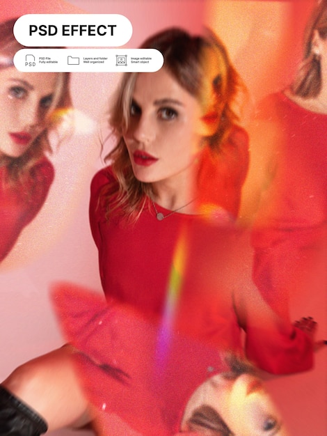 Overlay met foto-effect