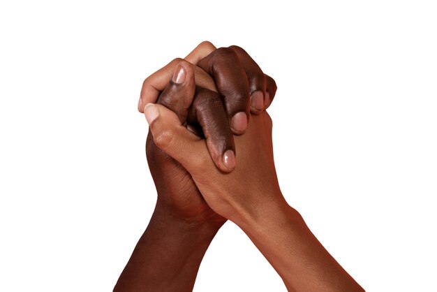 Paar hand in hand
