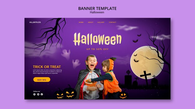 Pagina di destinazione per la celebrazione di Halloween