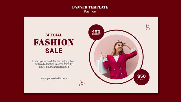 Pagina di destinazione per la vendita di moda con donna e borse della spesa