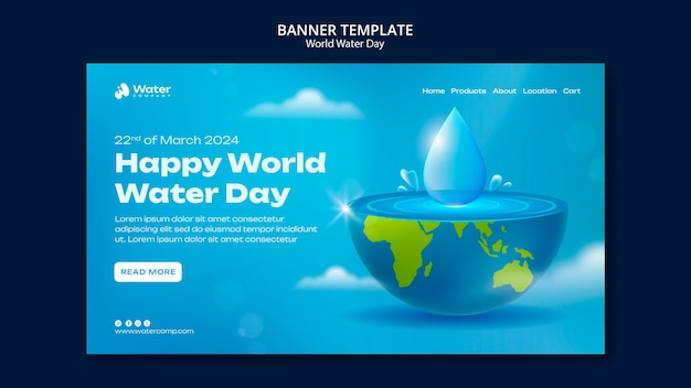 Pagina di partenza per la celebrazione della Giornata Mondiale dell'Acqua