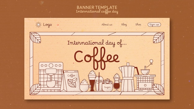 Página de inicio del día internacional del café