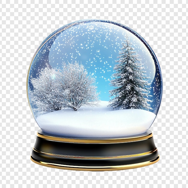 El País de las Maravillas de Invierno Globo de Nieve Una escena festiva de Navidad