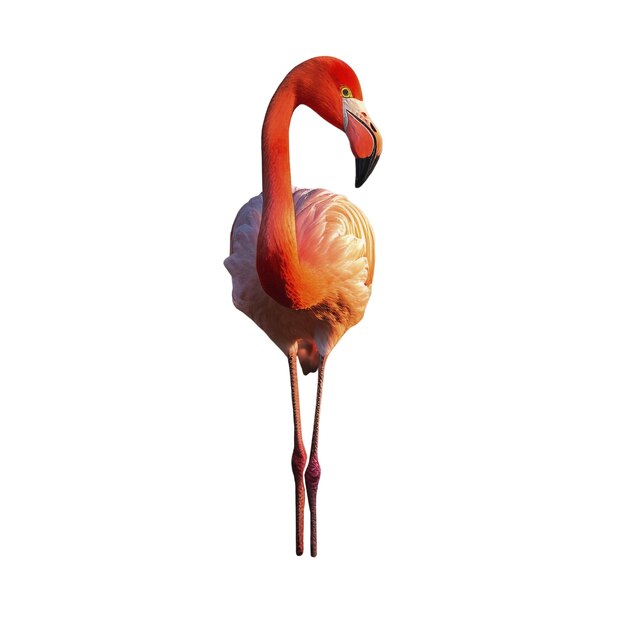 Pájaro flamenco aislado