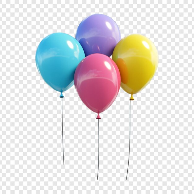 Palloncini colorati che galleggiano gioiosamente per celebrare un'occasione festiva felicità e divertimento