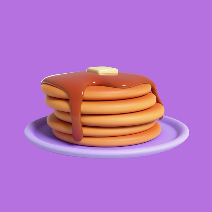 PSD gratuito panqueques de personaje de pastelero
