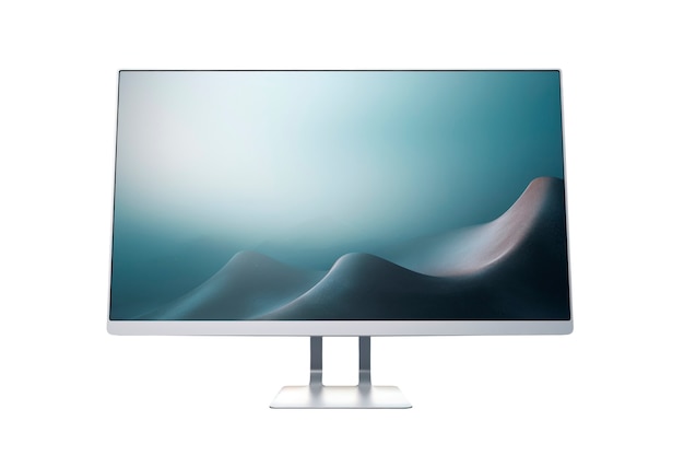 Pantalla de televisión moderna aislada